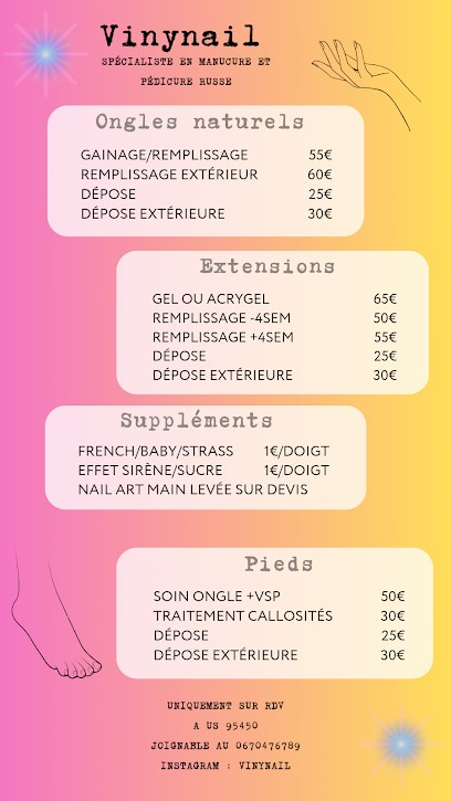 Vinynail, Salon de Manucure à Us
