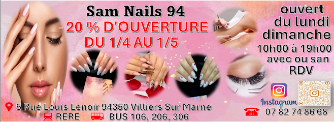 Sam Nails 94 Villiers Sur Marne Manucure à Villiers-sur-Marne