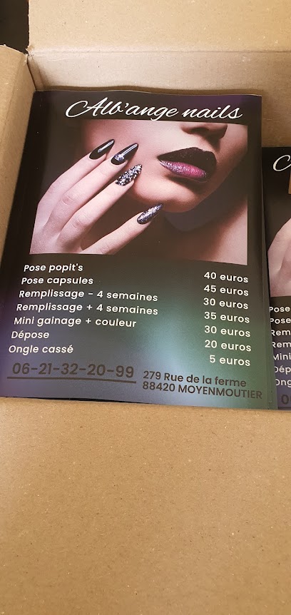 Prothésiste Ongulaire Alb'ange Nails, Manucure à Moyenmoutier